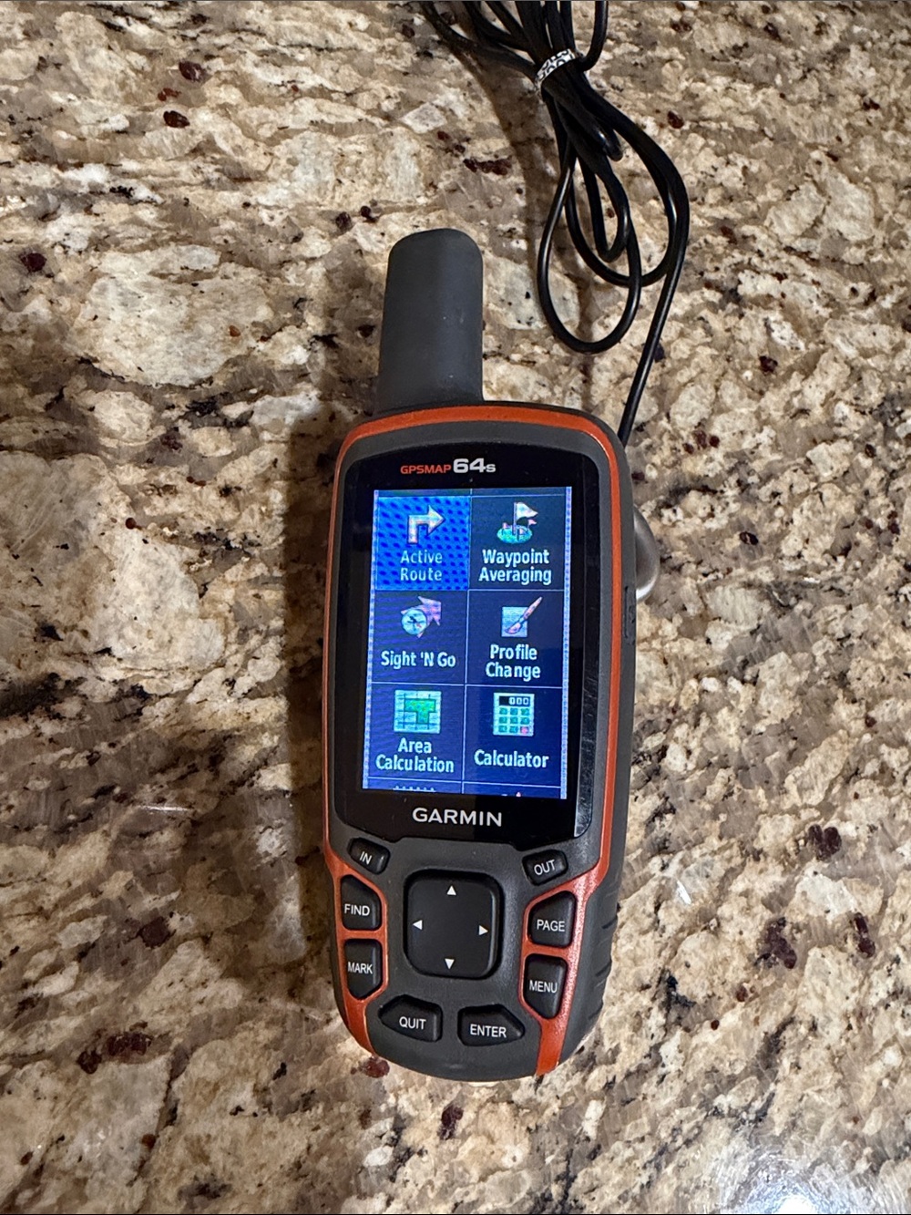 Garmin GPSMAP 64s Handheld GPS - Orange and Black